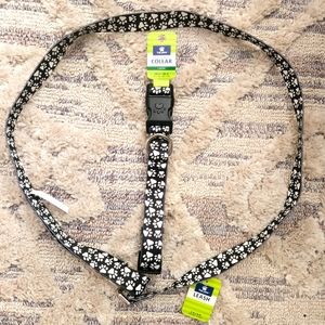 Top paw collar and leash matching set
